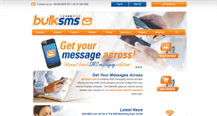 Desktop Screenshot of bulksms.com