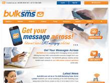 Tablet Screenshot of bulksms.com